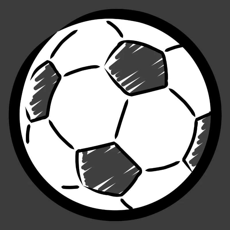 Fußball-Zeichnung