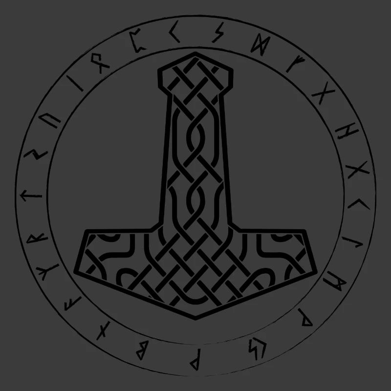 Mjöllnir Wikinger symbol