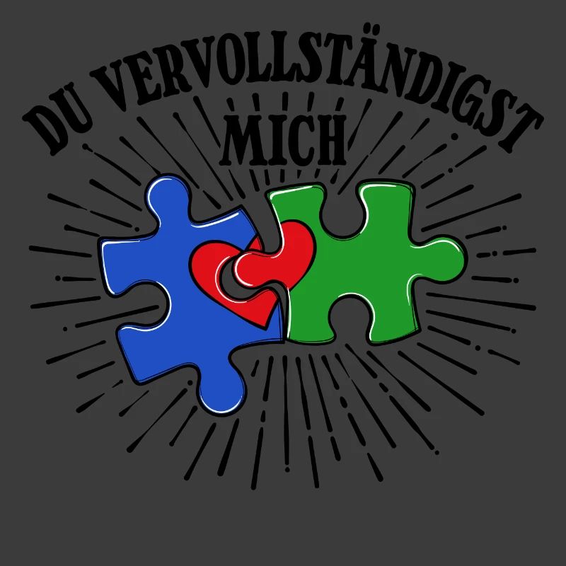Romantisch Valentinstag Herz Statement