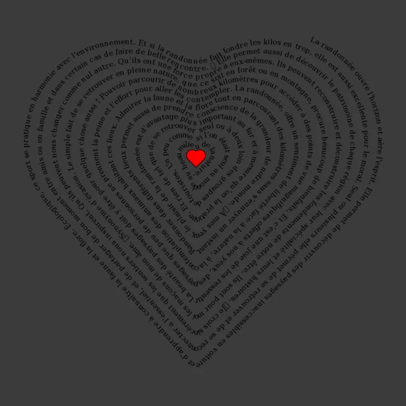 coeur randonnée
