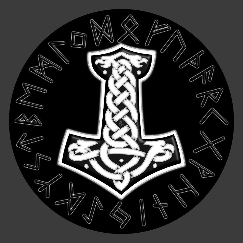 Mjölnir Celtic Runic Knot