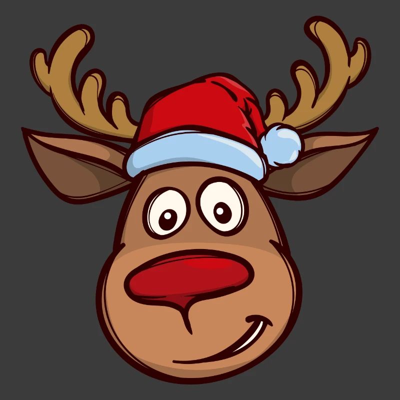 Noël renne visage