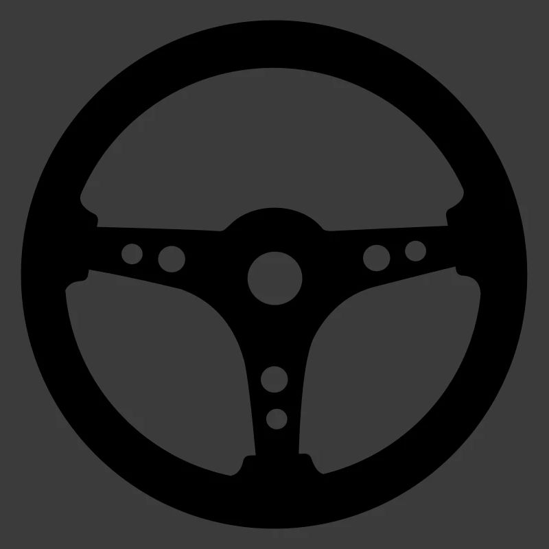 Rennlenkrad des Autos