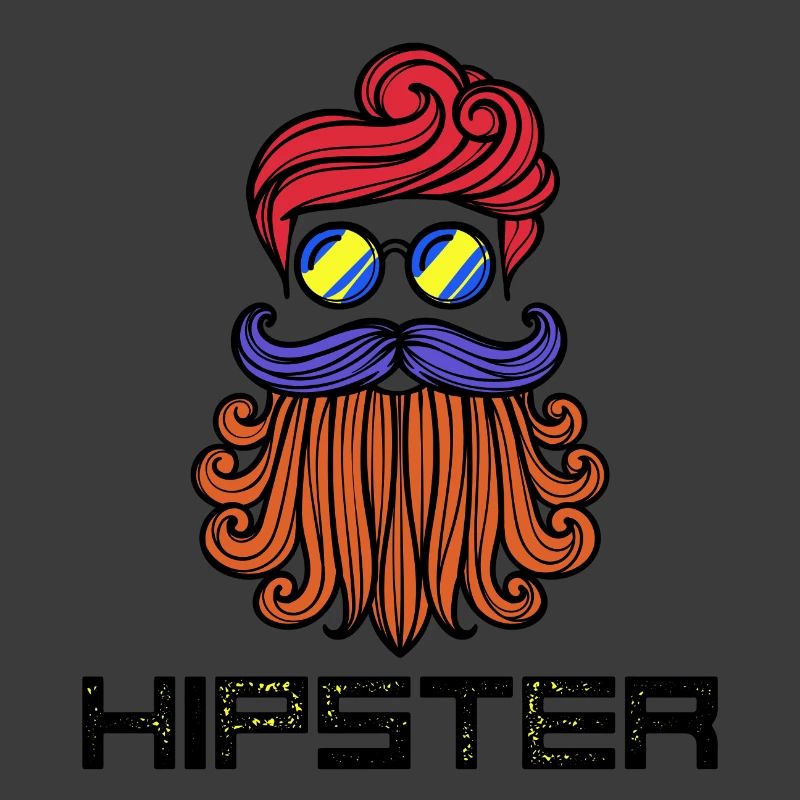 Bart Hipster Spruch Bartfrisur Bartträger