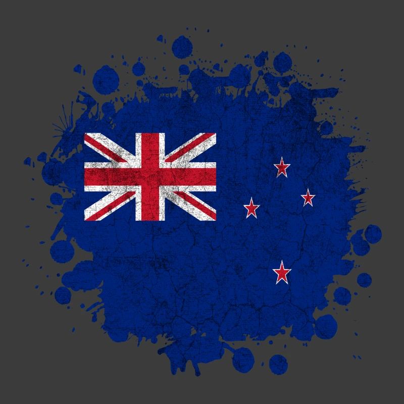 Conception de drapeaux d'éclaboussures vintage de