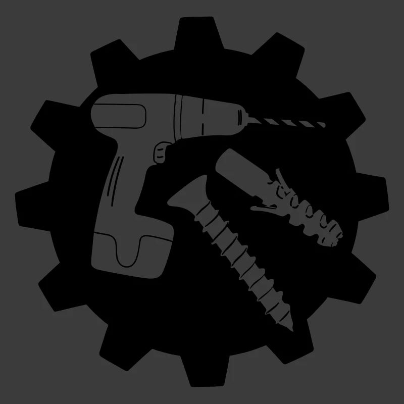 Teamwork drill screw and plug logo