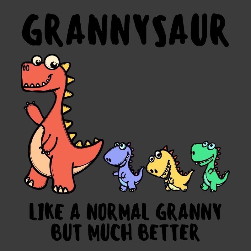 Oma Großmutter Dinosaurier Lustig Statement