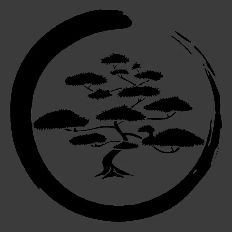 Schwarzer japanischer Baum