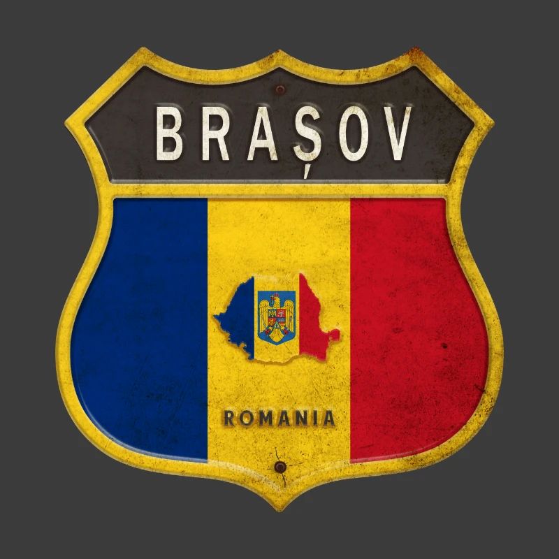 Brașov Rumänien Wappen Design