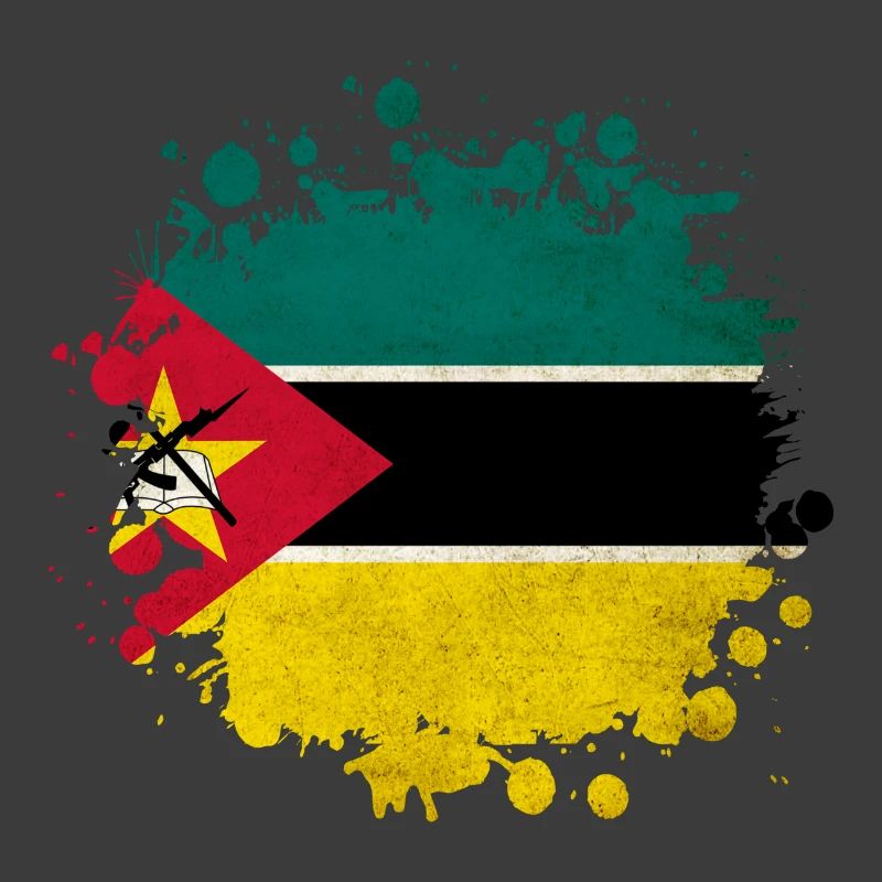 Mozambique blob flag design