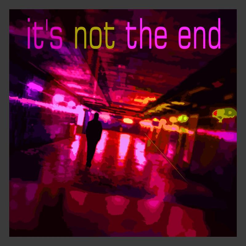 Neonpfad der Nacht