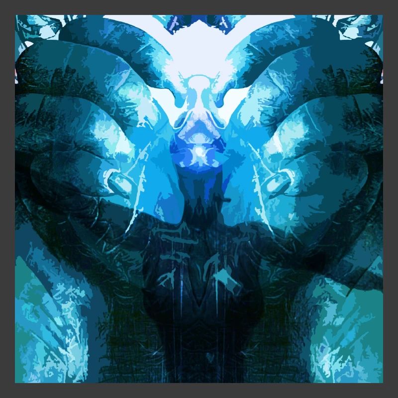 Reflective Deep Blue Creature