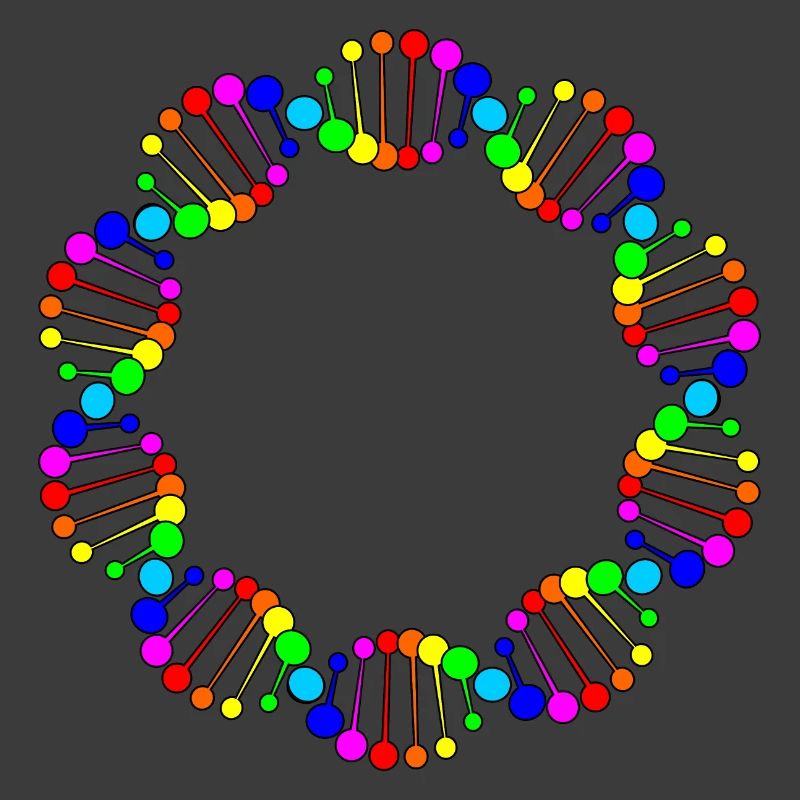 DNA Regenbogen-DNA