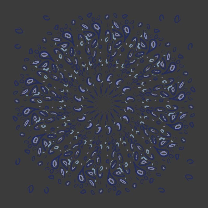 Azure Mandala Bloom