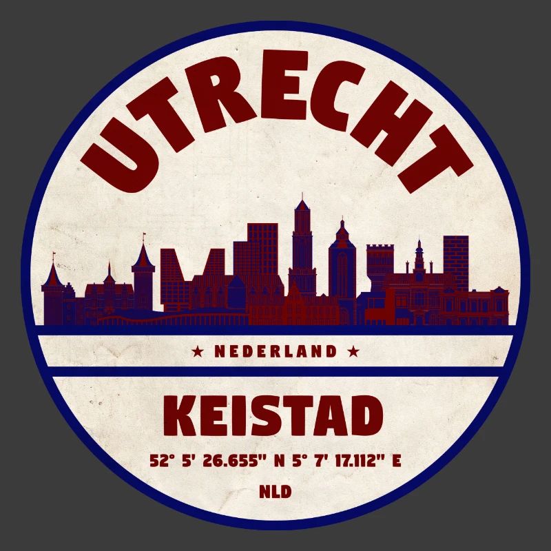 Utrecht Keistad Skyline Emblem