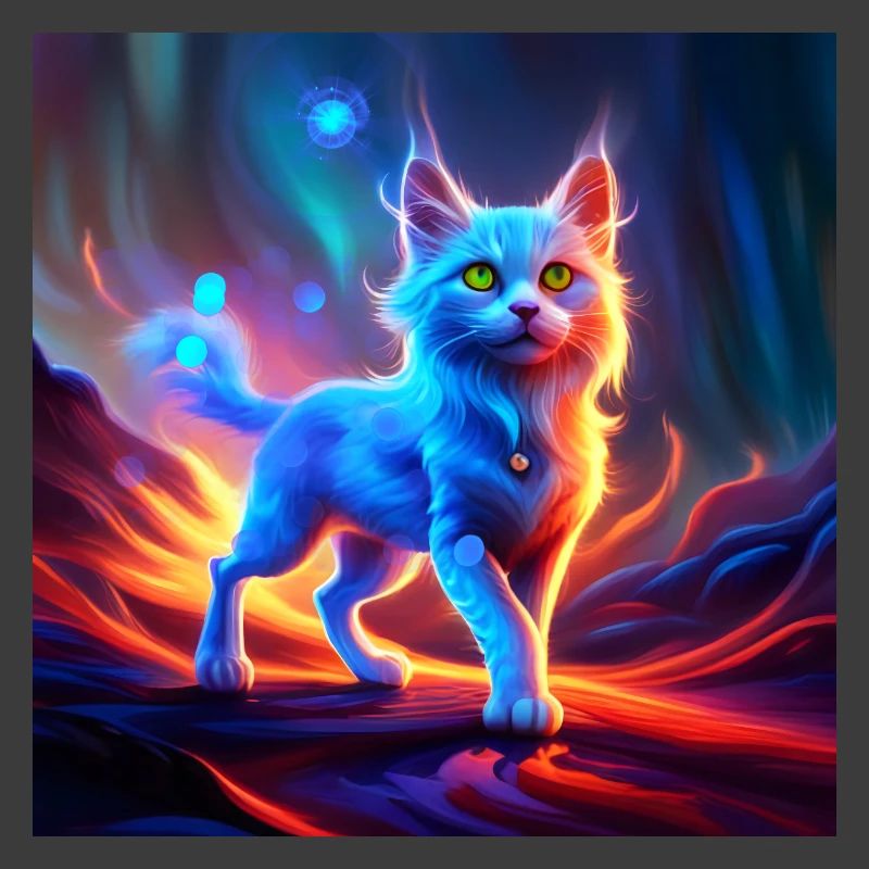 Merveilleux chat bleu.