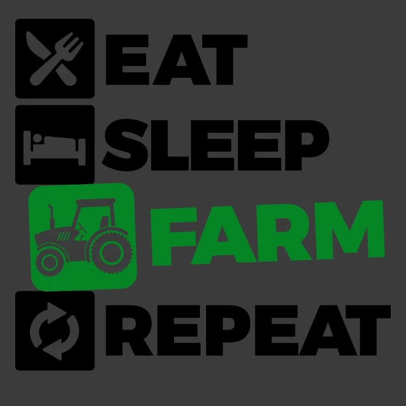 Kraftfahrzeug Traktor Statement Ackerbau Biobauer