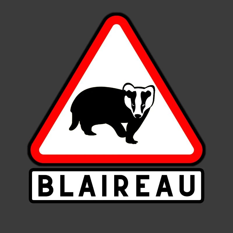 Blaireau Triangle Avertissement