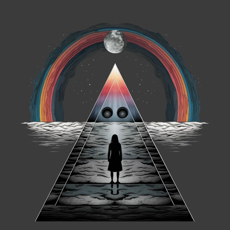 Regenbogenpyramide Mondlicht-Tango Zwielichtig