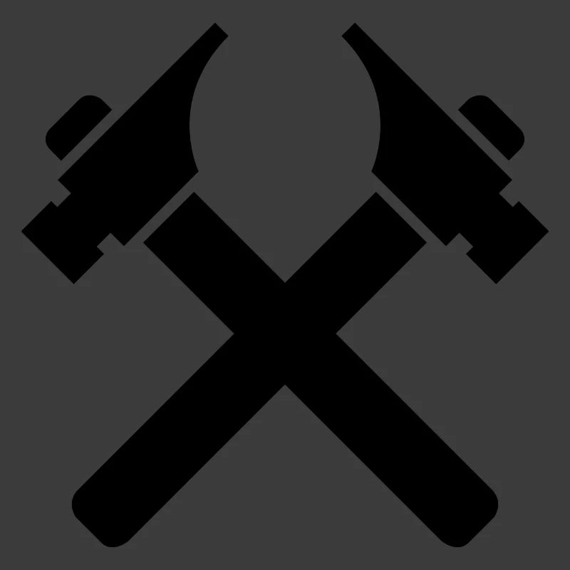 Tools Hammer Carpenter Symbol icon Logo Graphic