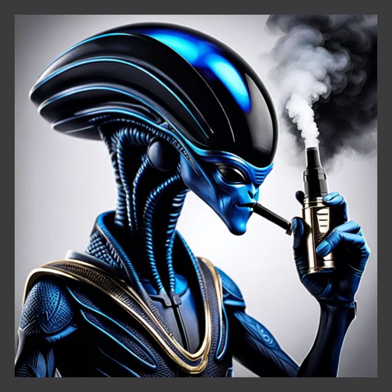 Blauer Droid Dampfer Vibe