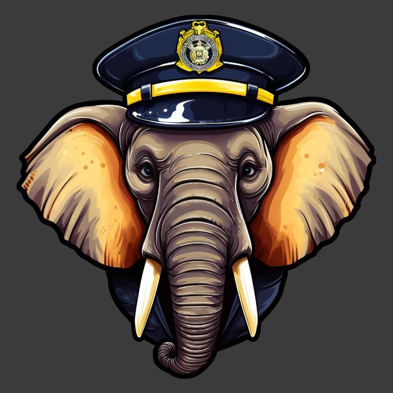 Polizei Elefant