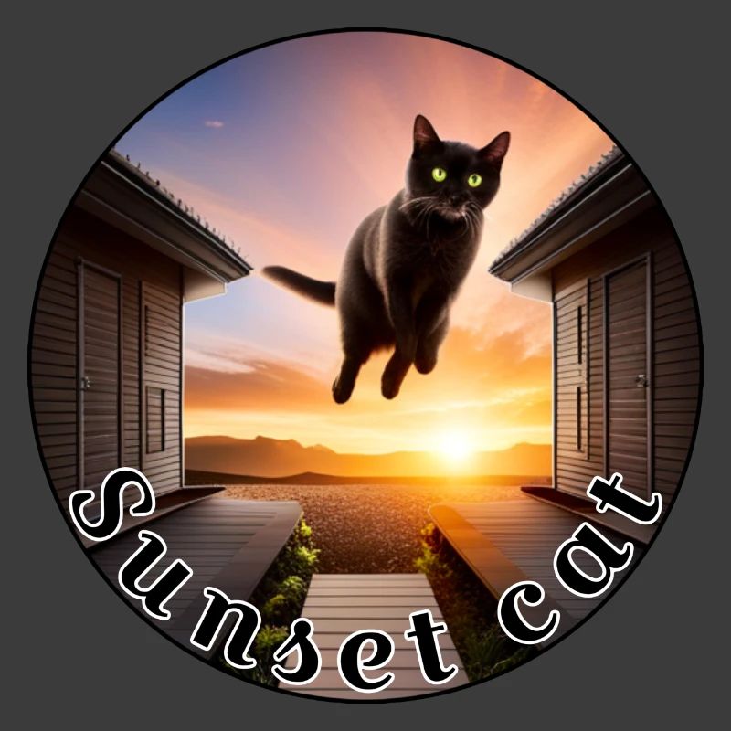 Sunset cat 2