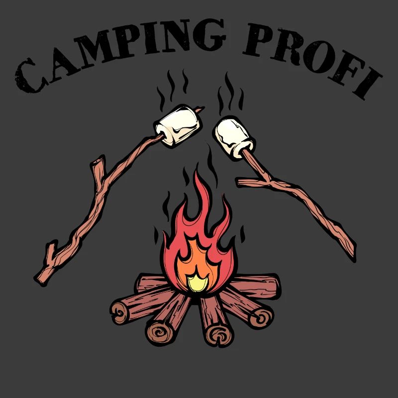 Camping Lagerfeuer Statement Wanderer Campingplatz