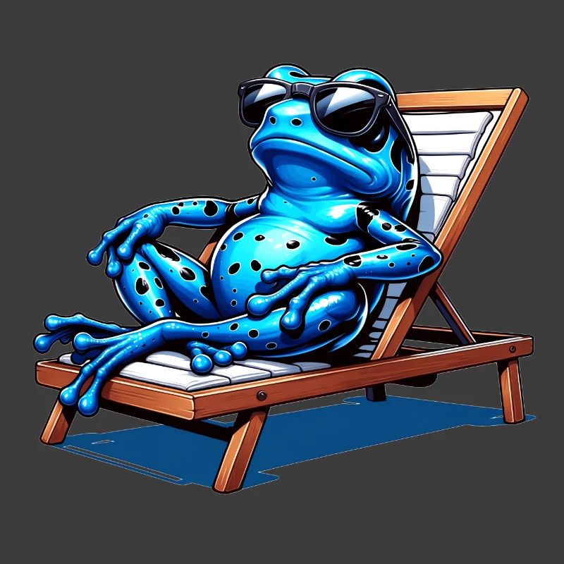 Pfeilgiftfrosch Frosch Design