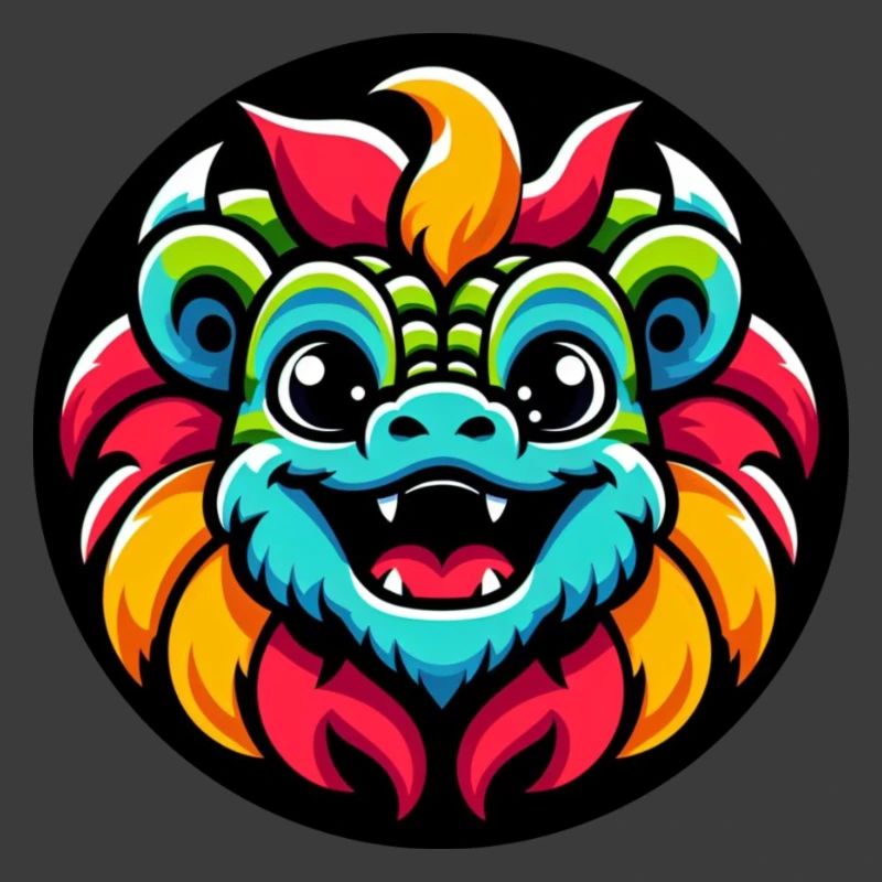 Dragon Bande Dessinée Colorée