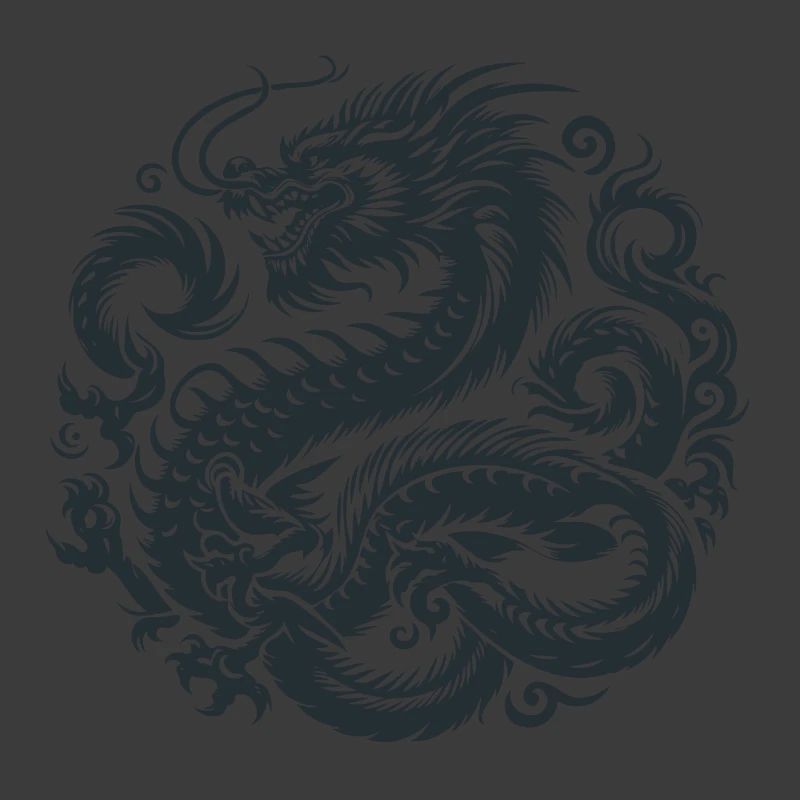 Chinesisches Drachen-Tattoo