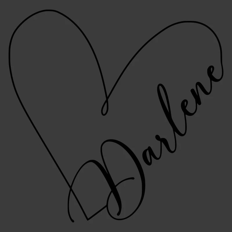 Darlene Name Herzlinie