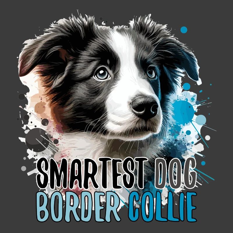 Border Collie chiot le plus intelligent chien cadeau