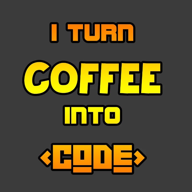Je transforme le café en code
