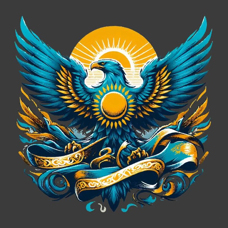 Kazakhstan Eagle Flag Flag Dynamic Gift