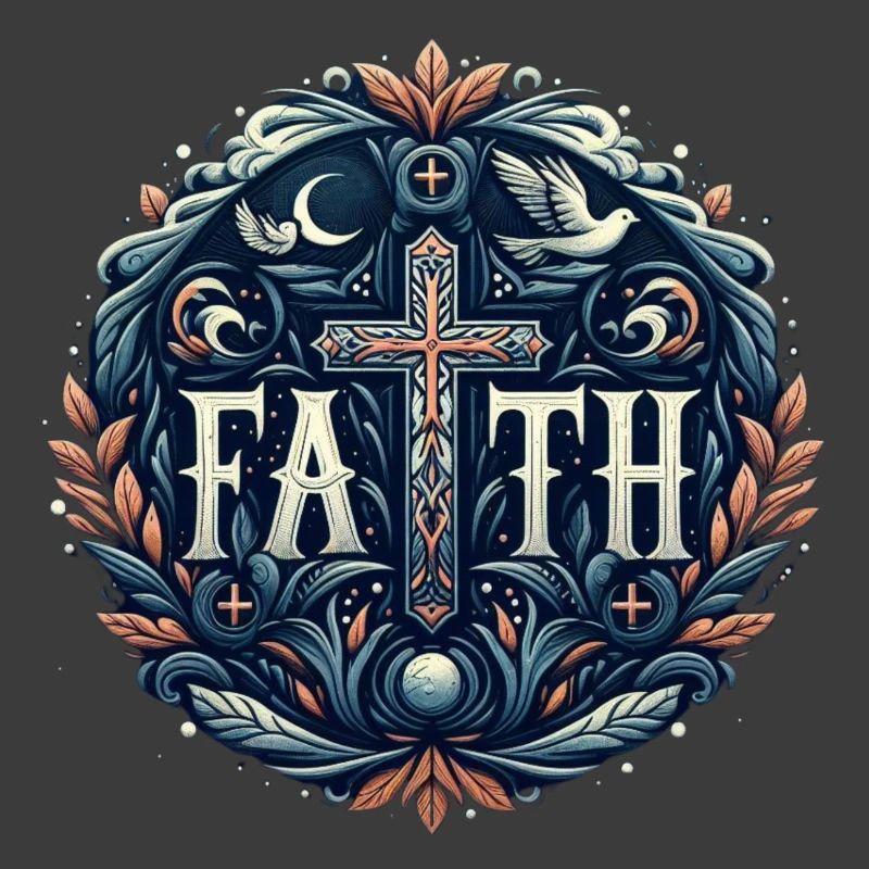 Glaube Kreuz Ornament