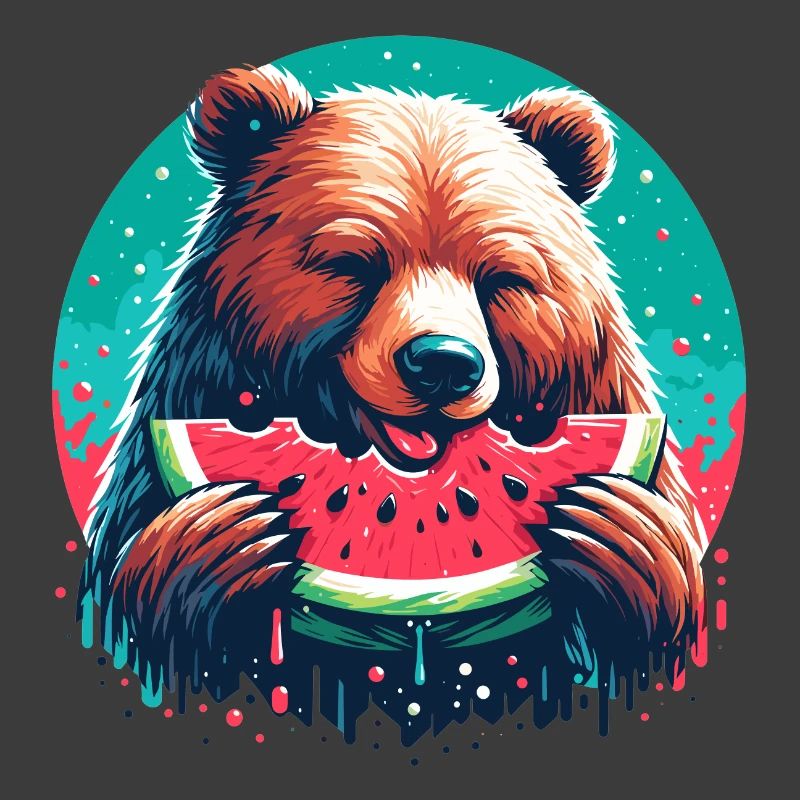 Pastèque ours cadeau délicieux