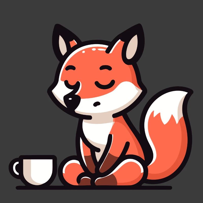 Zen Fox: The Tranquil Tea Master
