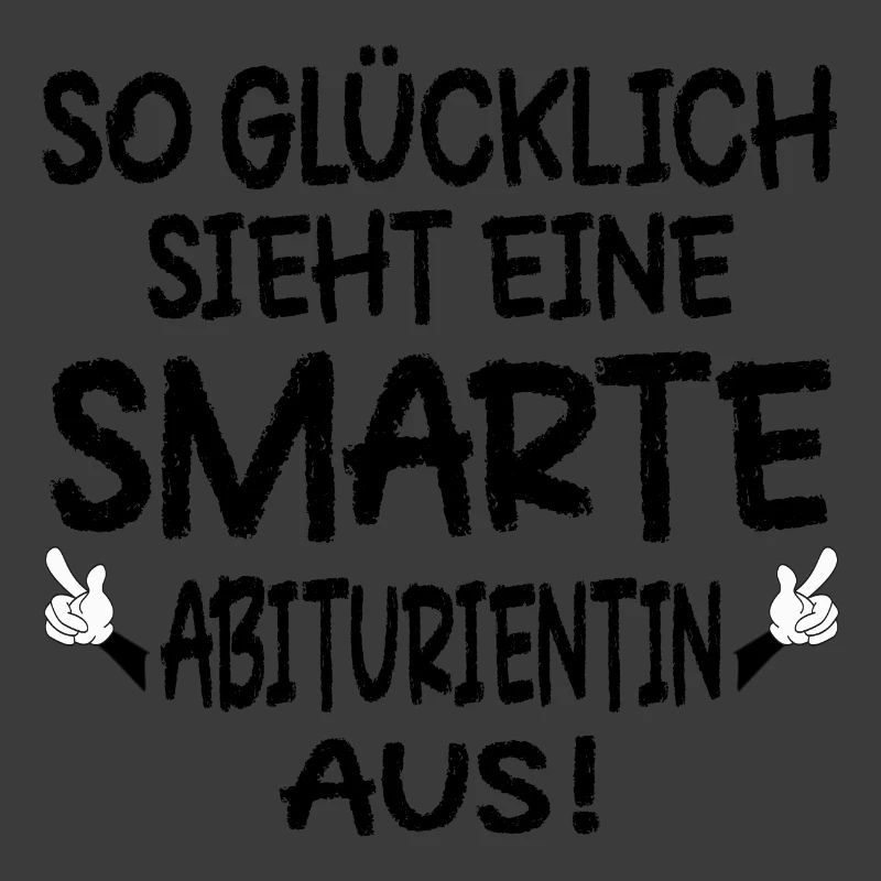 GLÜCKLICHE ABITURIENTIN ABITUR
