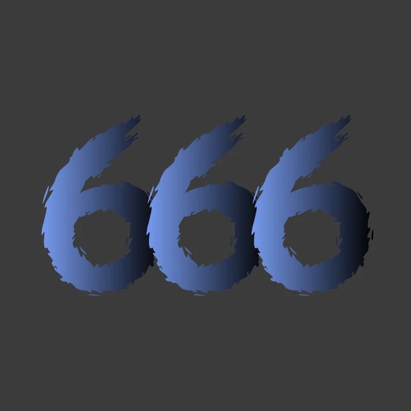 666 Satan Symbol - Devil - Evil