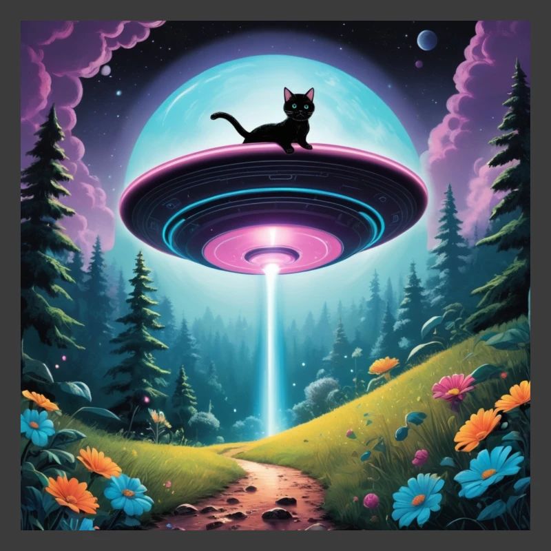 Ufo mit Kätzchen