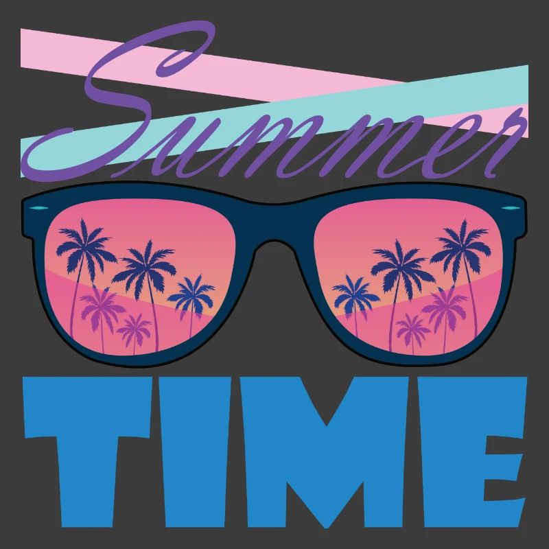 Sommerzeit Palmen-Sonnenbrille