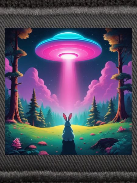 UFO mit Hase