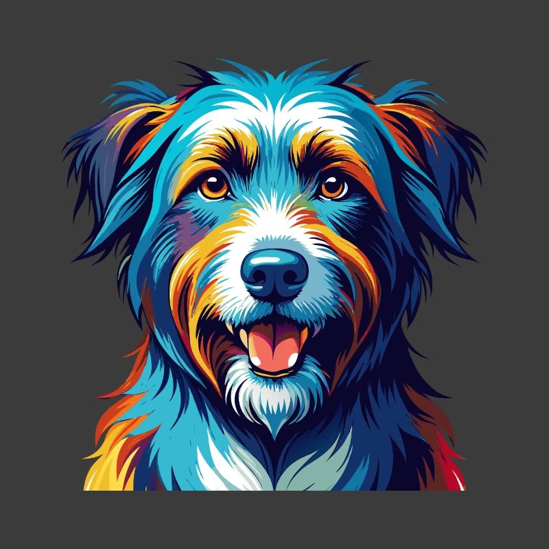 Pyrenäenschäferhund Hunderasse Karikatur Kawaii