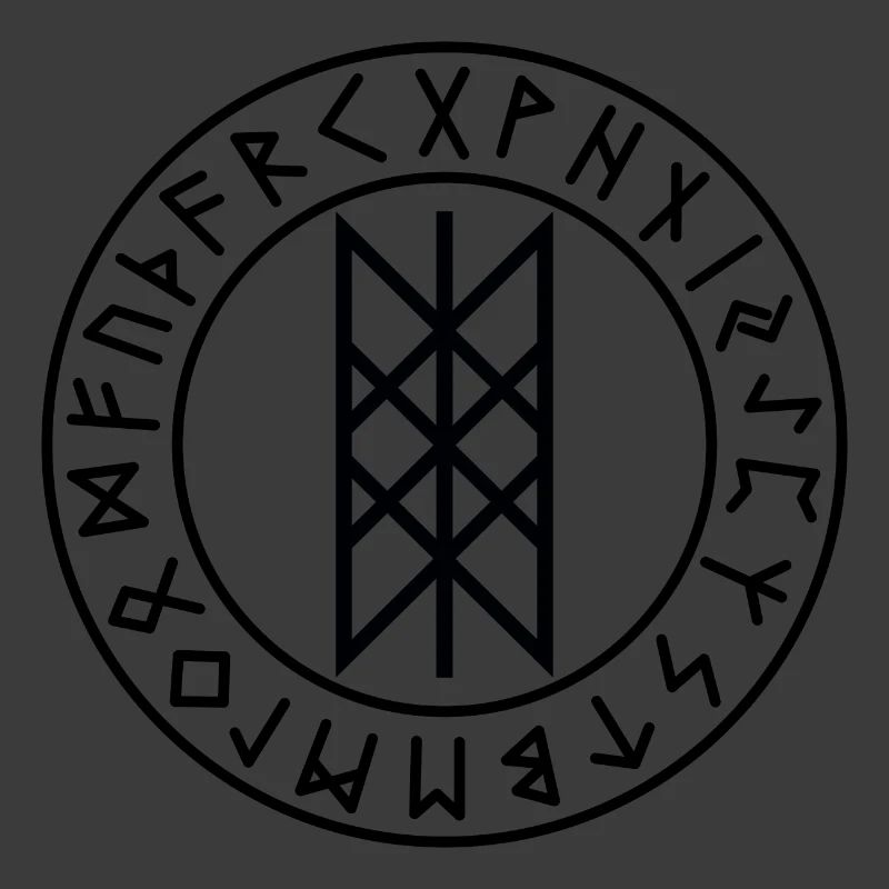 Wyrd schwarzer Runenkreis