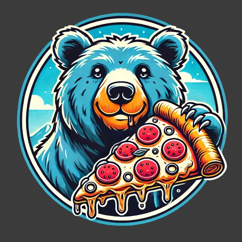 Pizza bear design
