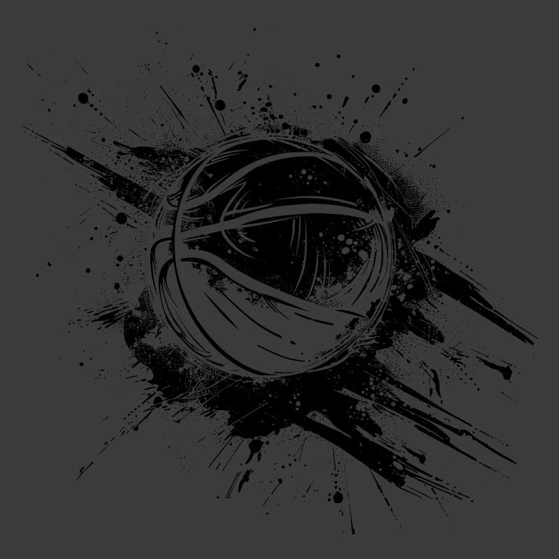 Basketball Ball Graffiti