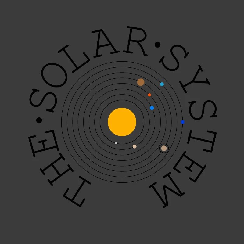 The Solar System (black)