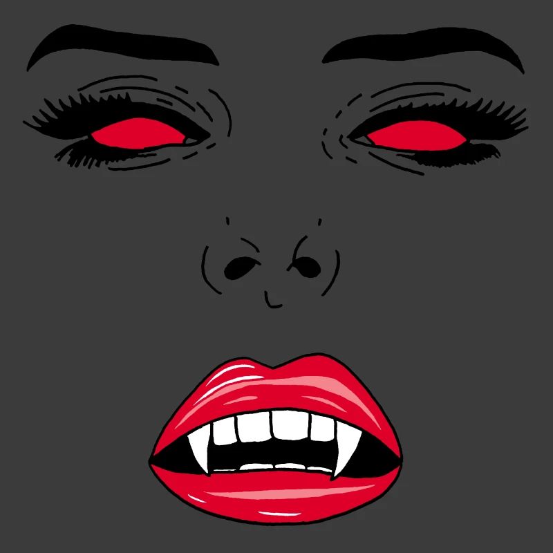 Vampirfrau Gesicht