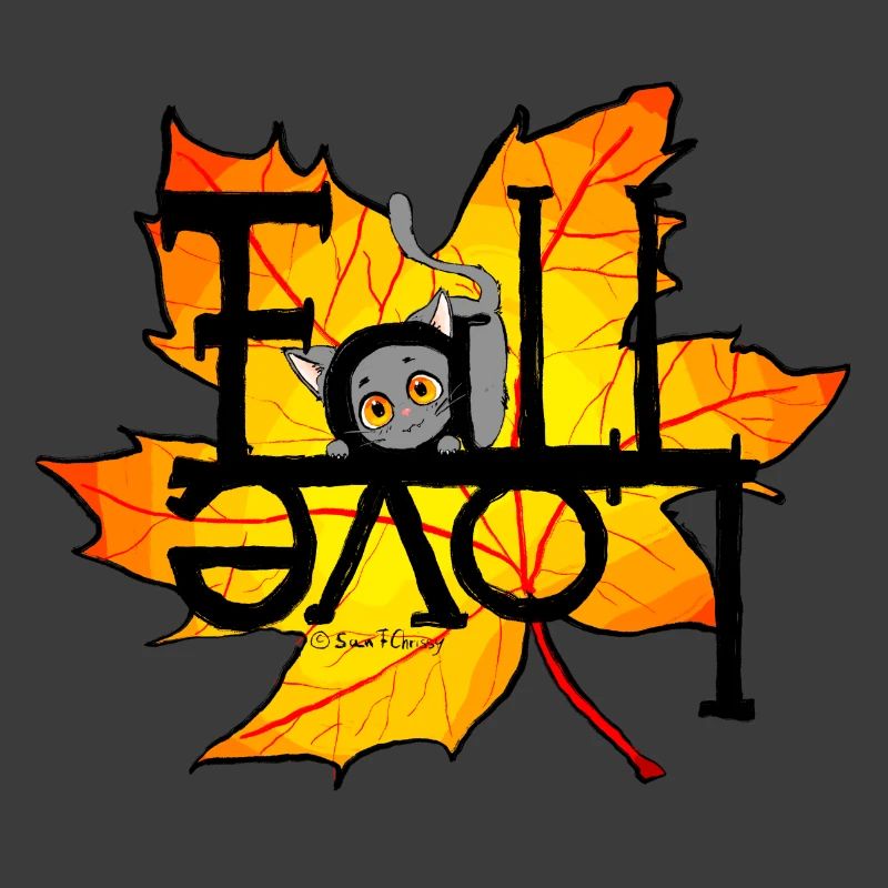 Herbst-Katze Fall Love